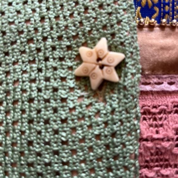 Vintage Midnight Velvet patchwork jacket sz XL - Picture 4 of 10